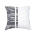 Genevieve 18X18" Handwoven Striped In/Outdoor Throw Pillow