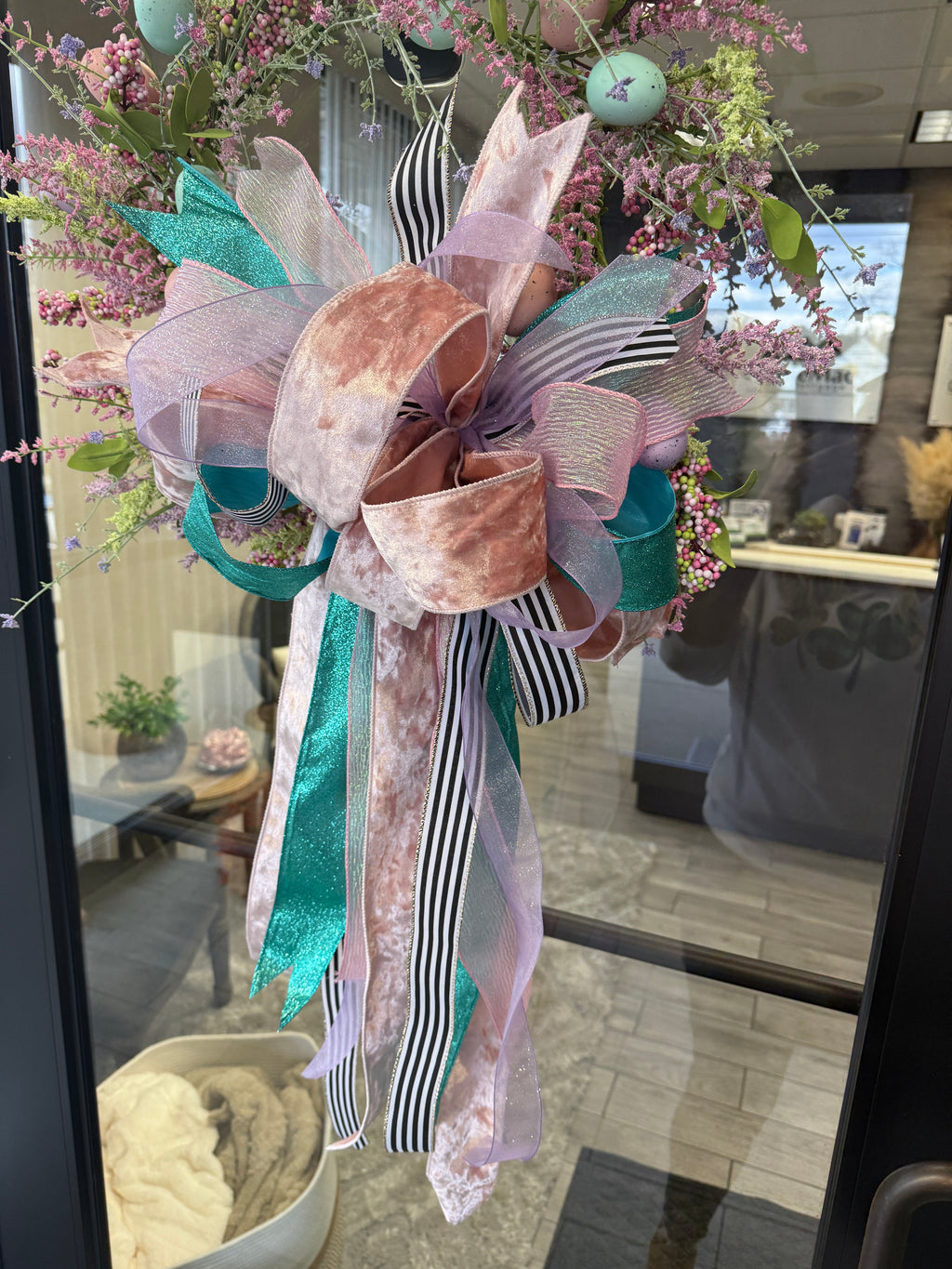 Custom Wreath-Easter Egg Hunt Wreath for Front door
