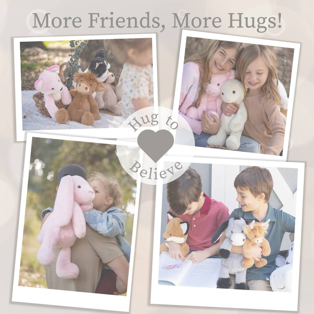 World's Softest Lushee 16 inch - Brady Tan Bear Plush Toy