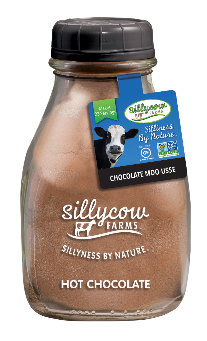 Silly Cow Hot Chocolate, Moo-Usse, 6ct Glass