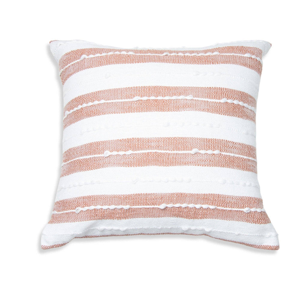 Romy 18X18" Handwoven Recycled Indoor/Outdoor Throw Pillow