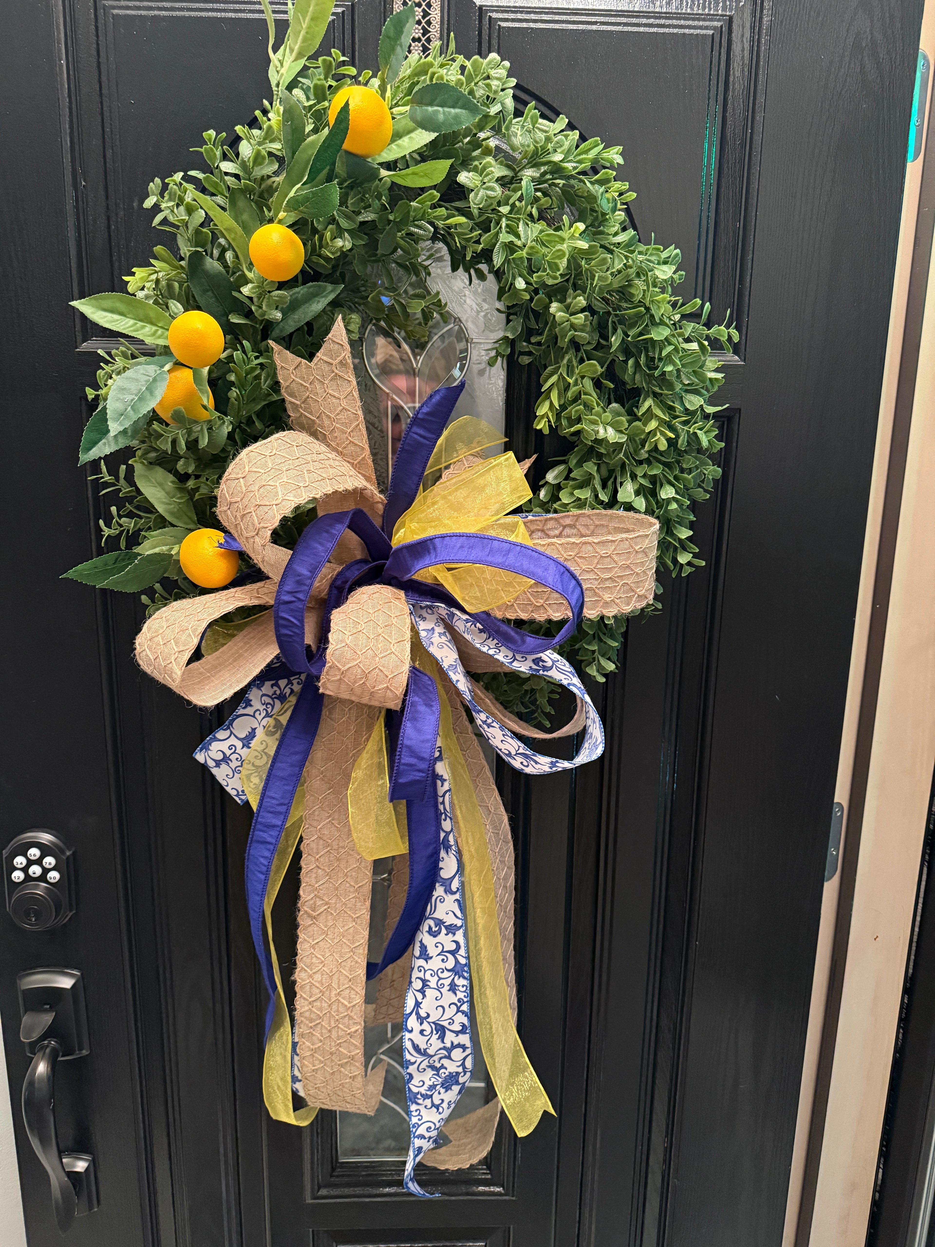 Summertime Front Door Wreath