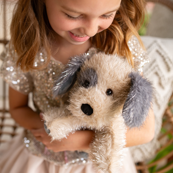 Shimmers Puppy Plush 8"-10"H