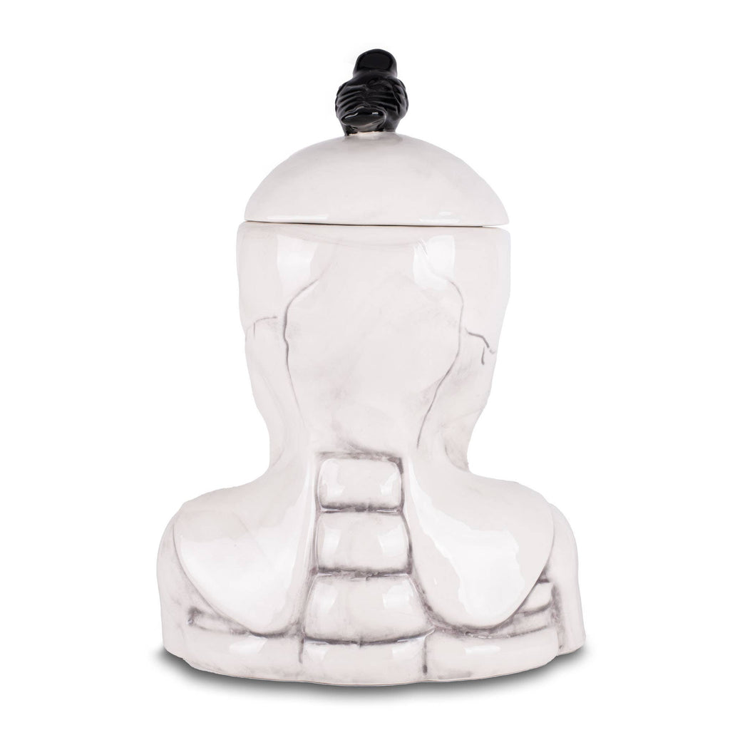 Skeleton Crow 12 x 8.5 Dolomite Cookie Jar