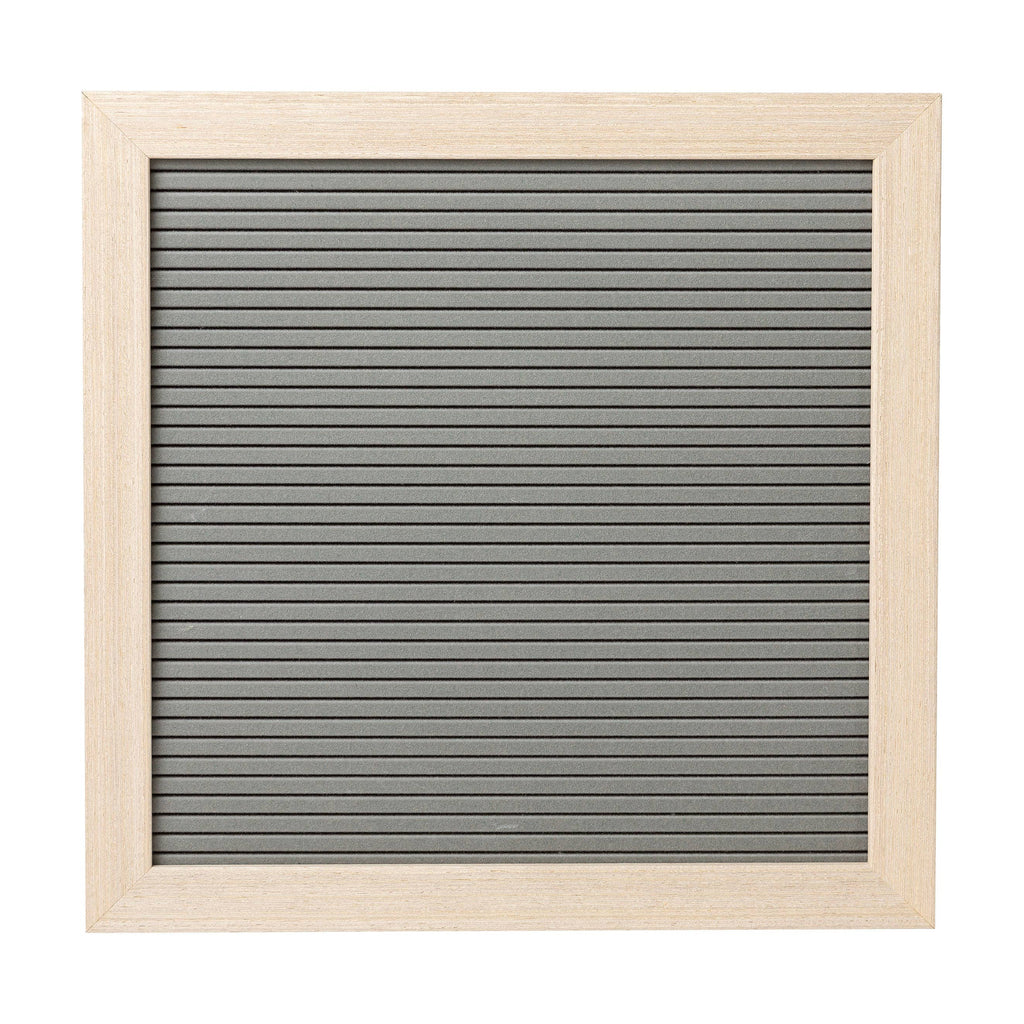 Wooden Letterboard Set, Gray