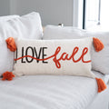 Halloween 12X22 I Love Fall Embroidered Lumbar Pillow
