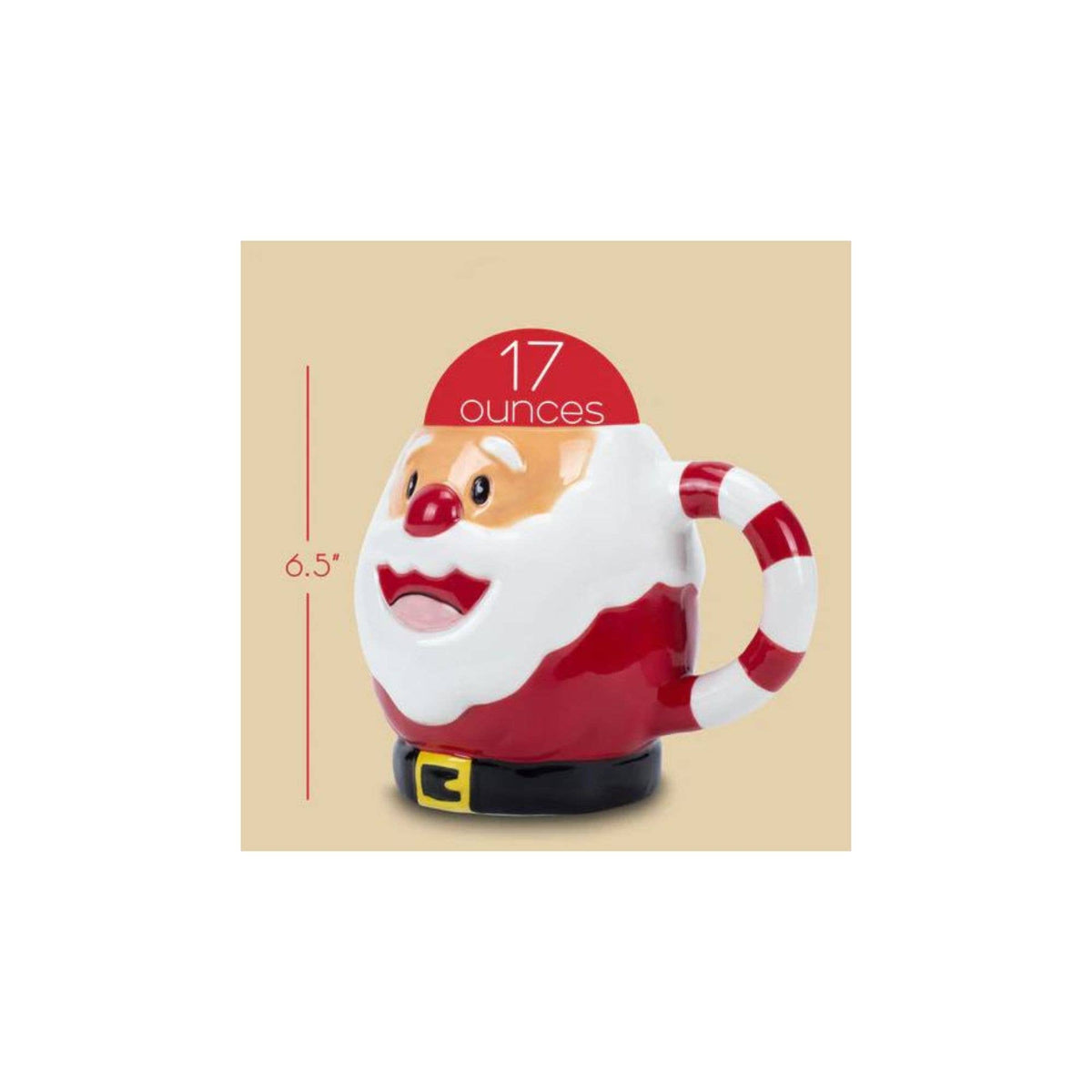 Character Mug Santa Claus 17 Ounce