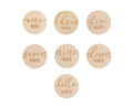 Wooden Reversible Monthly Milestone Photo Prop