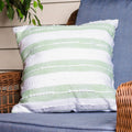Romy 18X18" Handwoven Recycled Indoor/Outdoor Throw Pillow