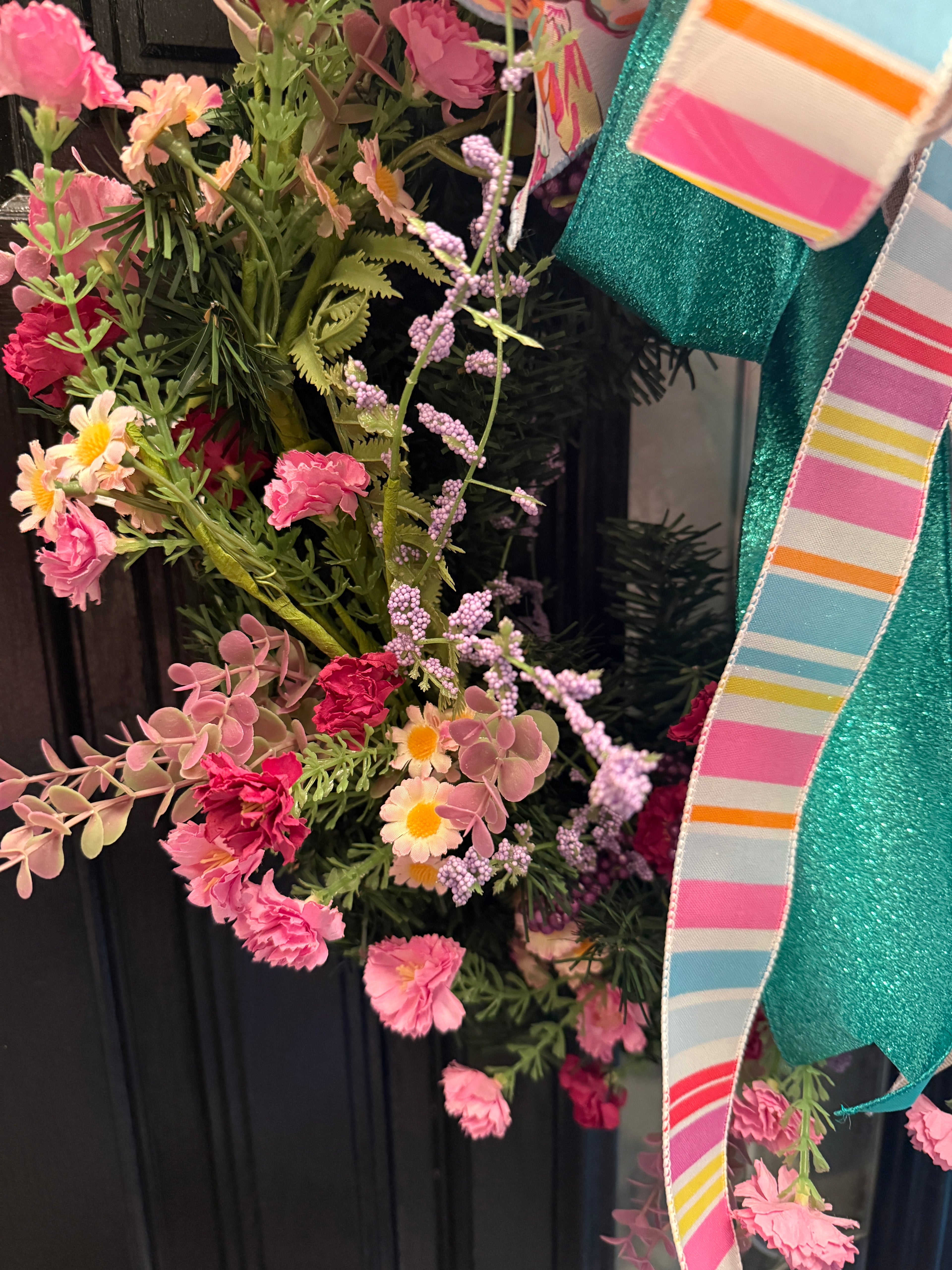 Custom Wreath- Springtime/Summer Wreath for Front door