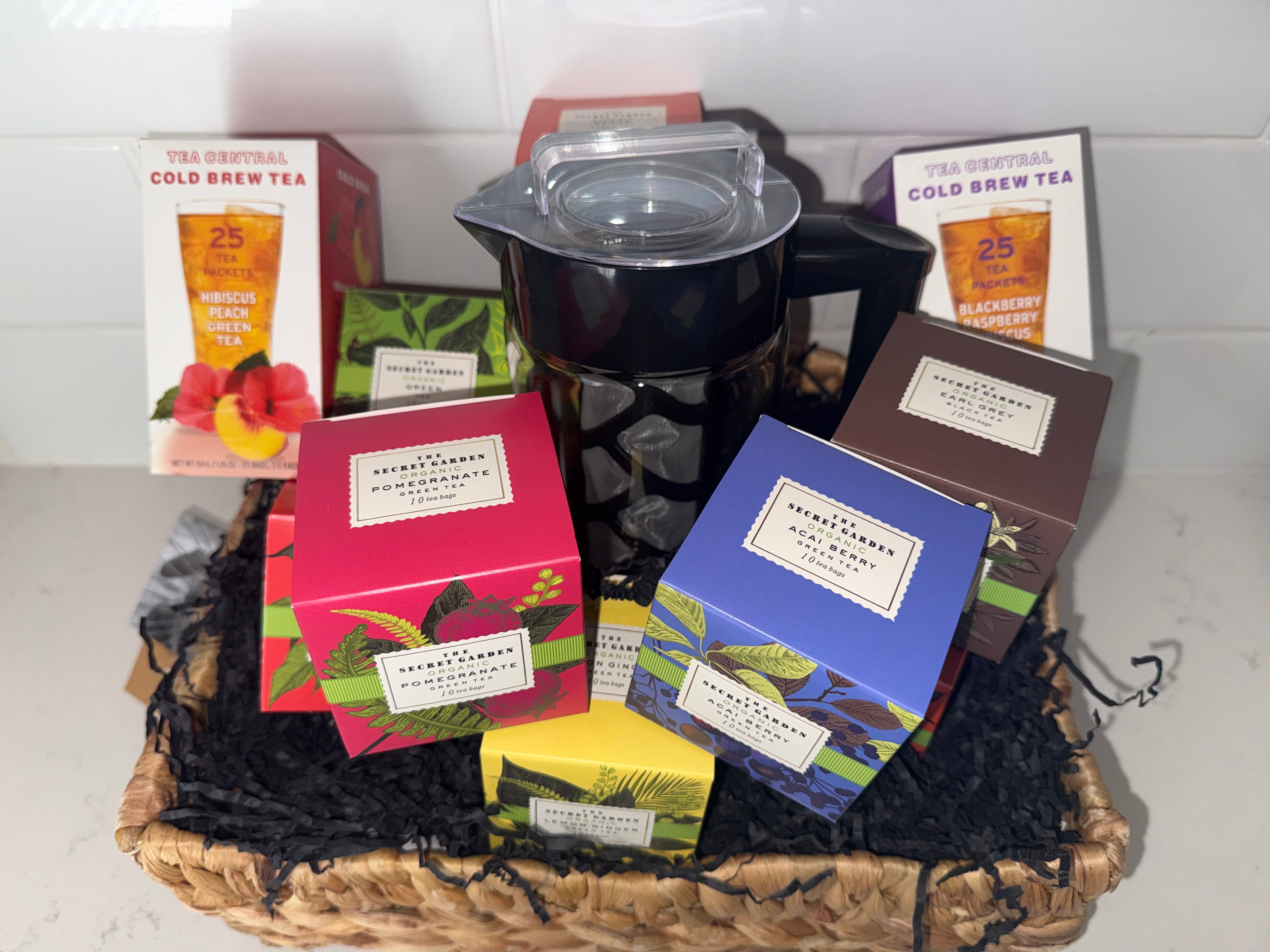 Custom IcedTea/Iced Coffee Basket for Mothers Day/Birthday/Closing Gift