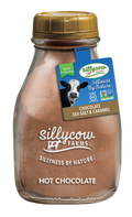 Silly Cow Hot Chocolate, Caramel & Sea Salt, 6ct Glass