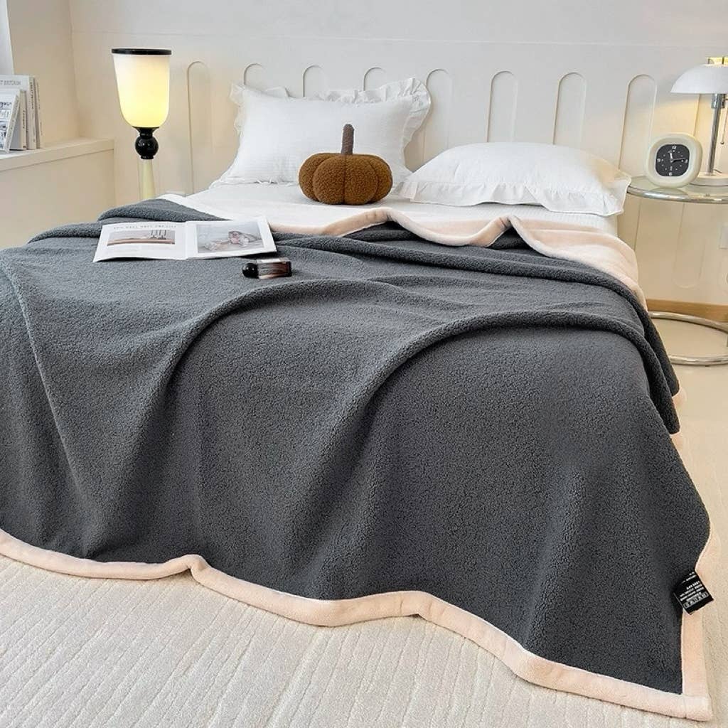 Luxurious Teddy Curly Throw Winter Blanket