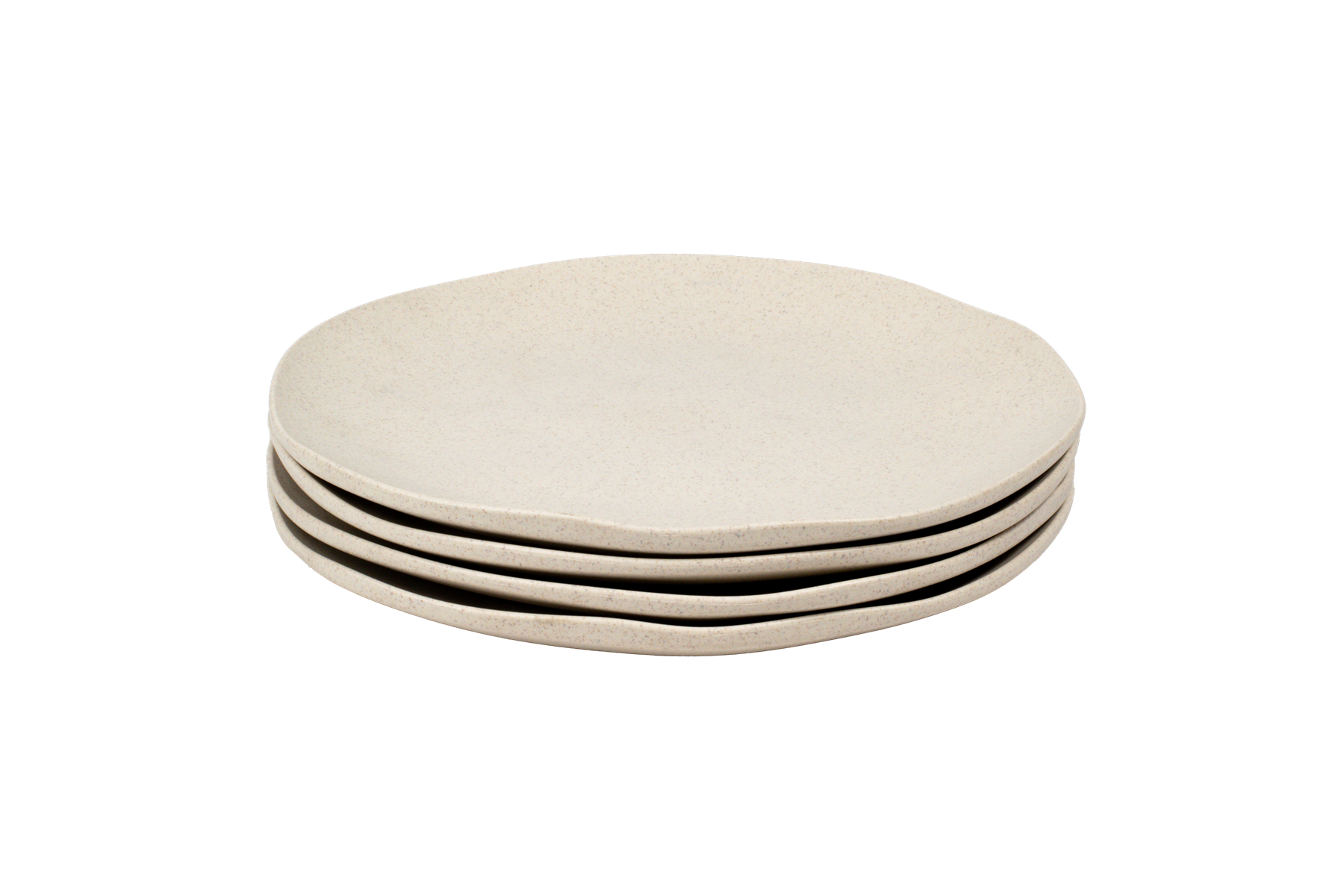 Organic Coupe Wheat Off White PP 12 Pc Dinnerware Set