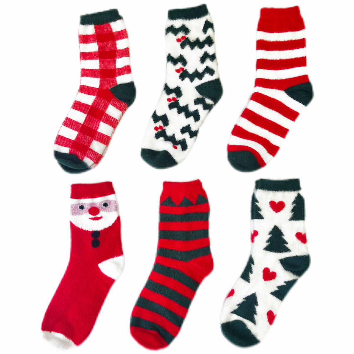 Furry Wool Warm Socks for Chritsmas Gift