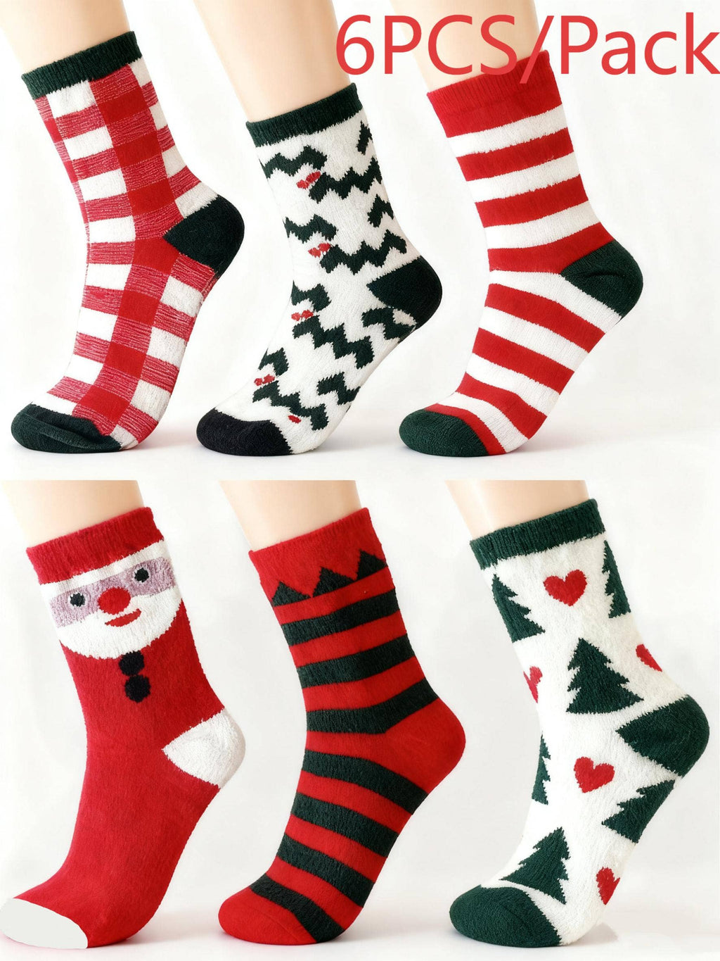Furry Wool Warm Socks for Chritsmas Gift
