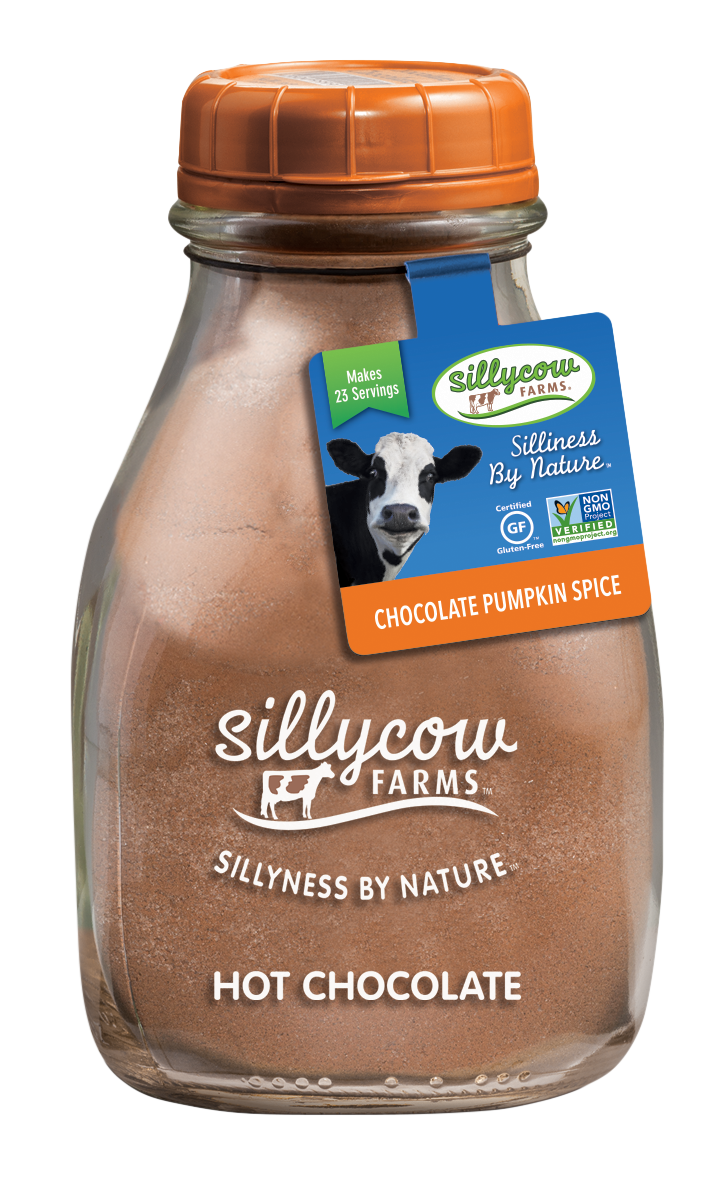 Silly Cow Hot Chocolate, Pumpkin Spice, 6ct Glass