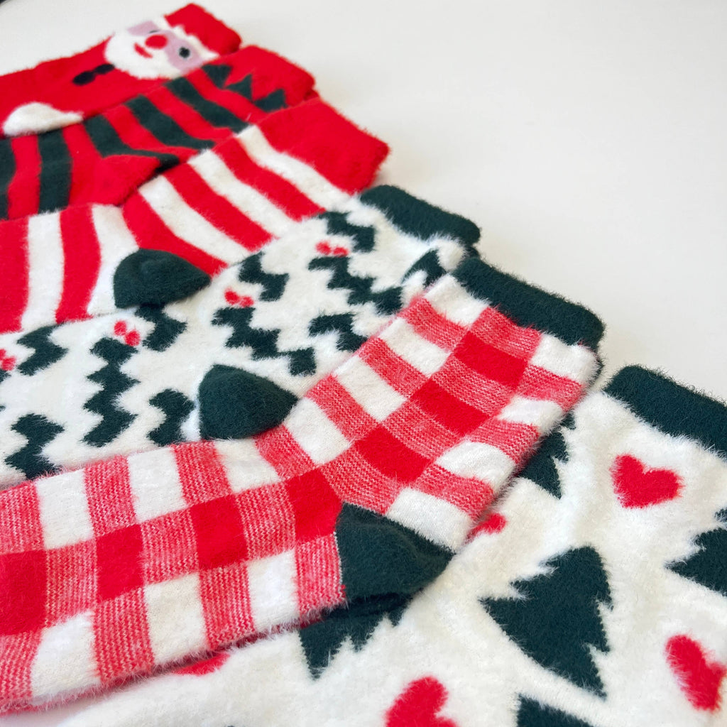 Furry Wool Warm Socks for Chritsmas Gift