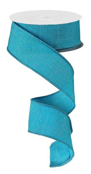1.5" x 10yd Royal Burlap-Turquoise-RG1278A2