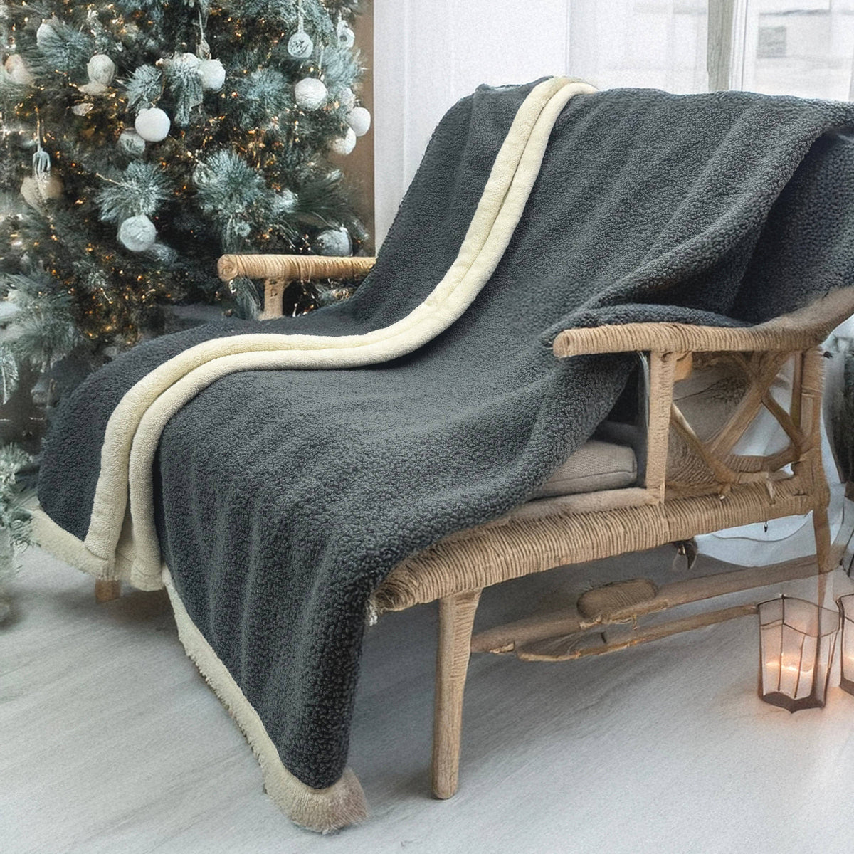 Luxurious Teddy Curly Throw Winter Blanket