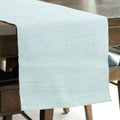 EZ Home Mint Textured Woven Kitchen Table Runner