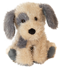 Shimmers Puppy Plush 8"-10"H