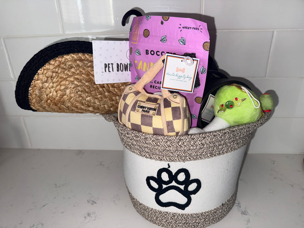 Custom Basket-Dog Gift Basket