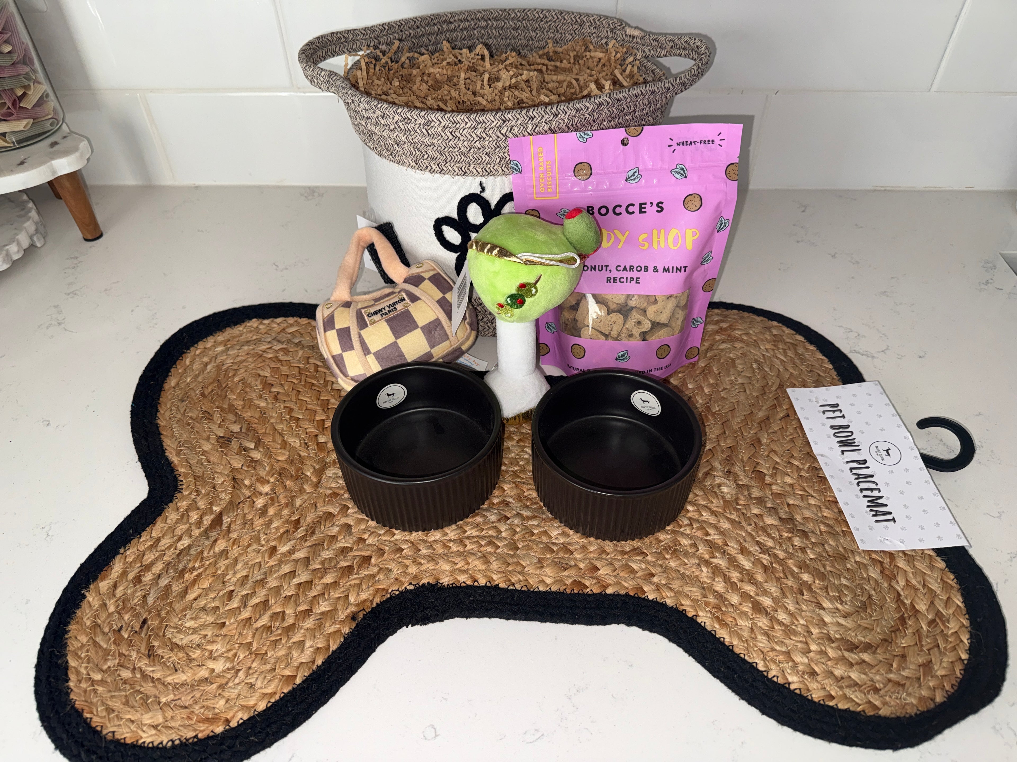 Custom Basket-Dog Gift Basket