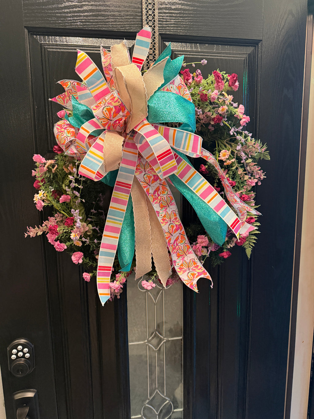 Custom Wreath- Springtime/Summer Wreath for Front door