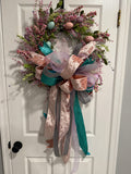 Custom Wreath-Easter Egg Hunt Wreath for Front door