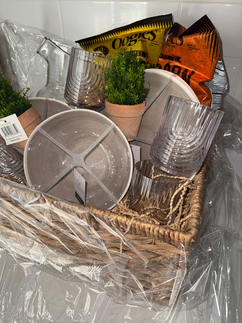 Custom Basket-Housewarming/Bridal Shower Basket- Outdoor Dining