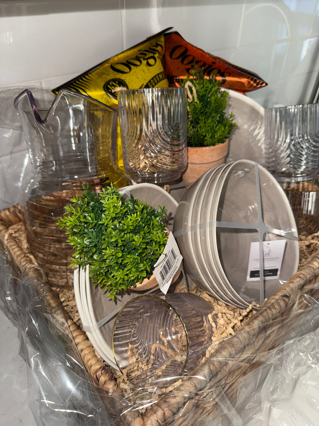 Custom Basket-Housewarming/Bridal Shower Basket- Outdoor Dining