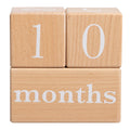 Natural Wooden Milestone Blocks Photo Prop