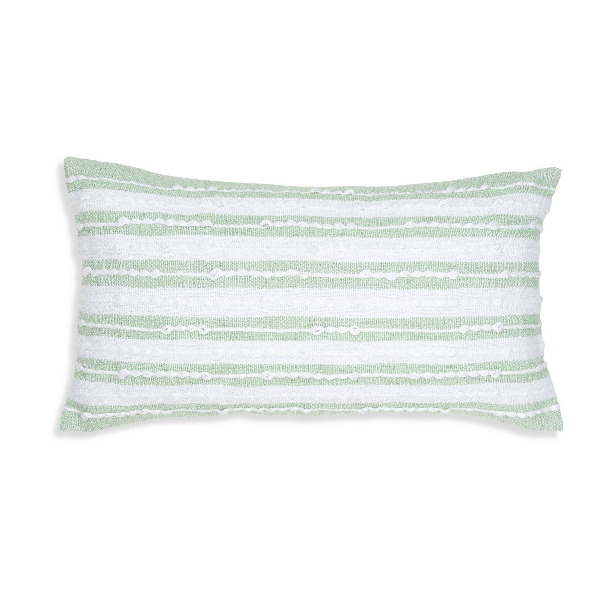 Romy 12X22" Handwoven Recycled Indoor/Outdoor Throw Pillow