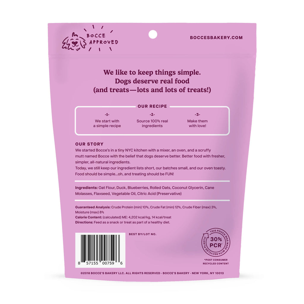Bocce's Bakery Quack Quack Quack Soft & Chewy Dog Treats 6oz