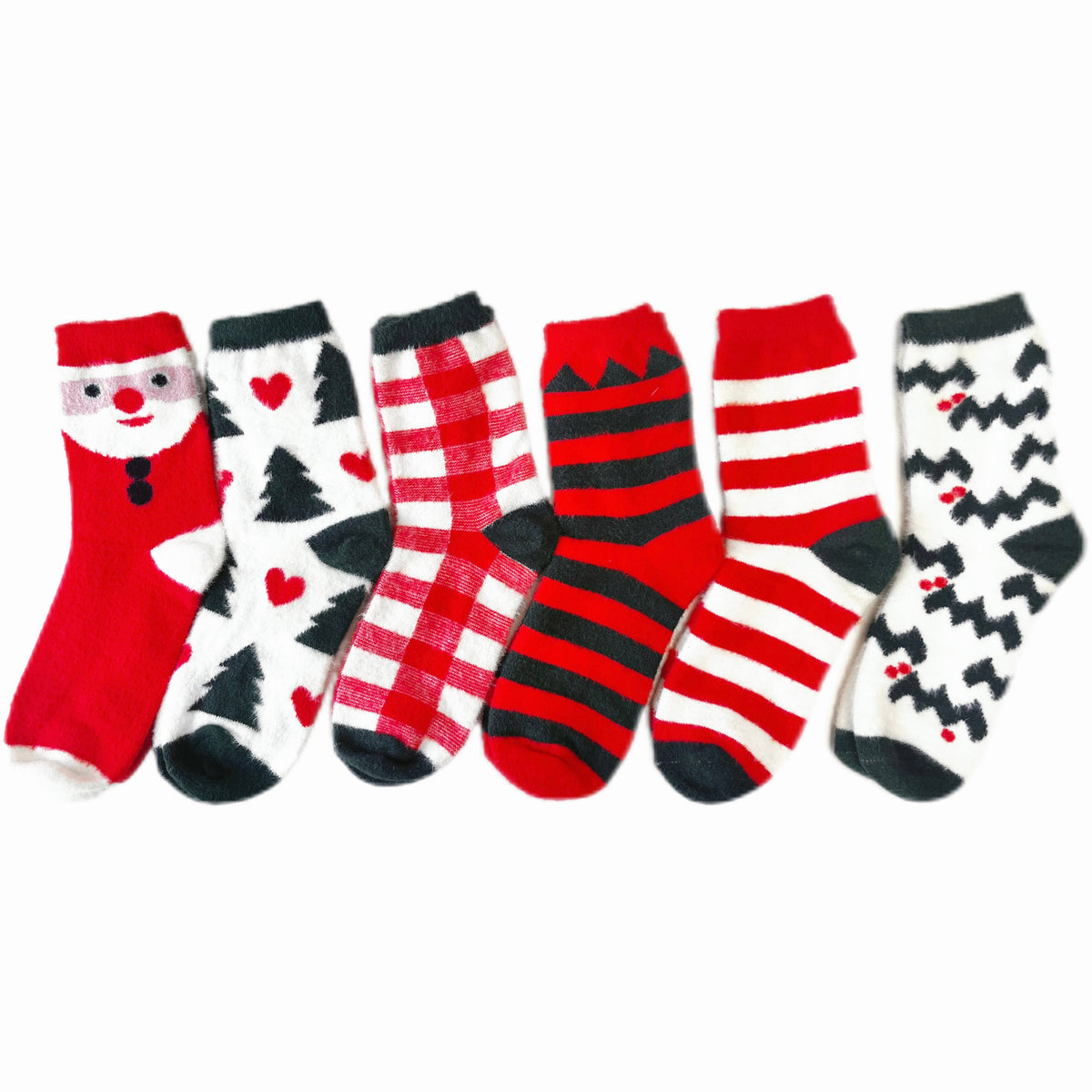 Furry Wool Warm Socks for Chritsmas Gift
