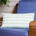 Romy 12X22" Handwoven Recycled Indoor/Outdoor Throw Pillow