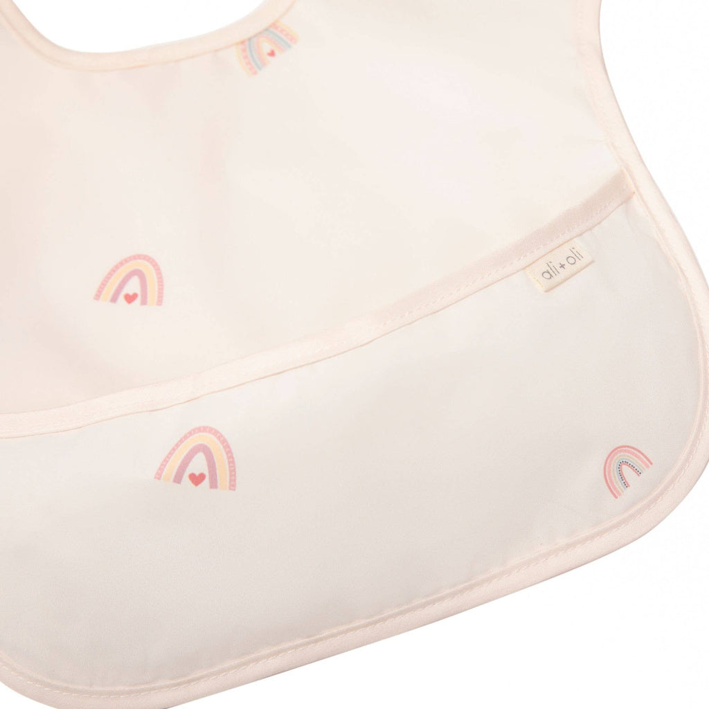 Sleeveless (3-pc) Smock Bib Set for Baby & Toddler (Girls)